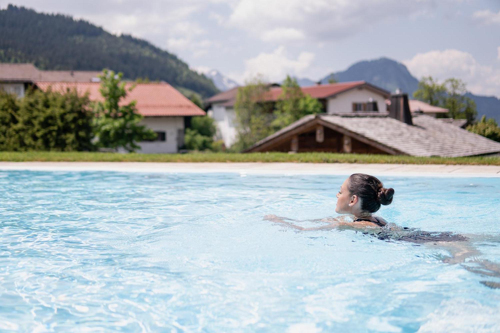 Alpin Lodges - Moderne Appartements Mit Zugang Zu 3000 Qm Spa Panoramahotel Oberjoch Bad Hindelang Exterior foto