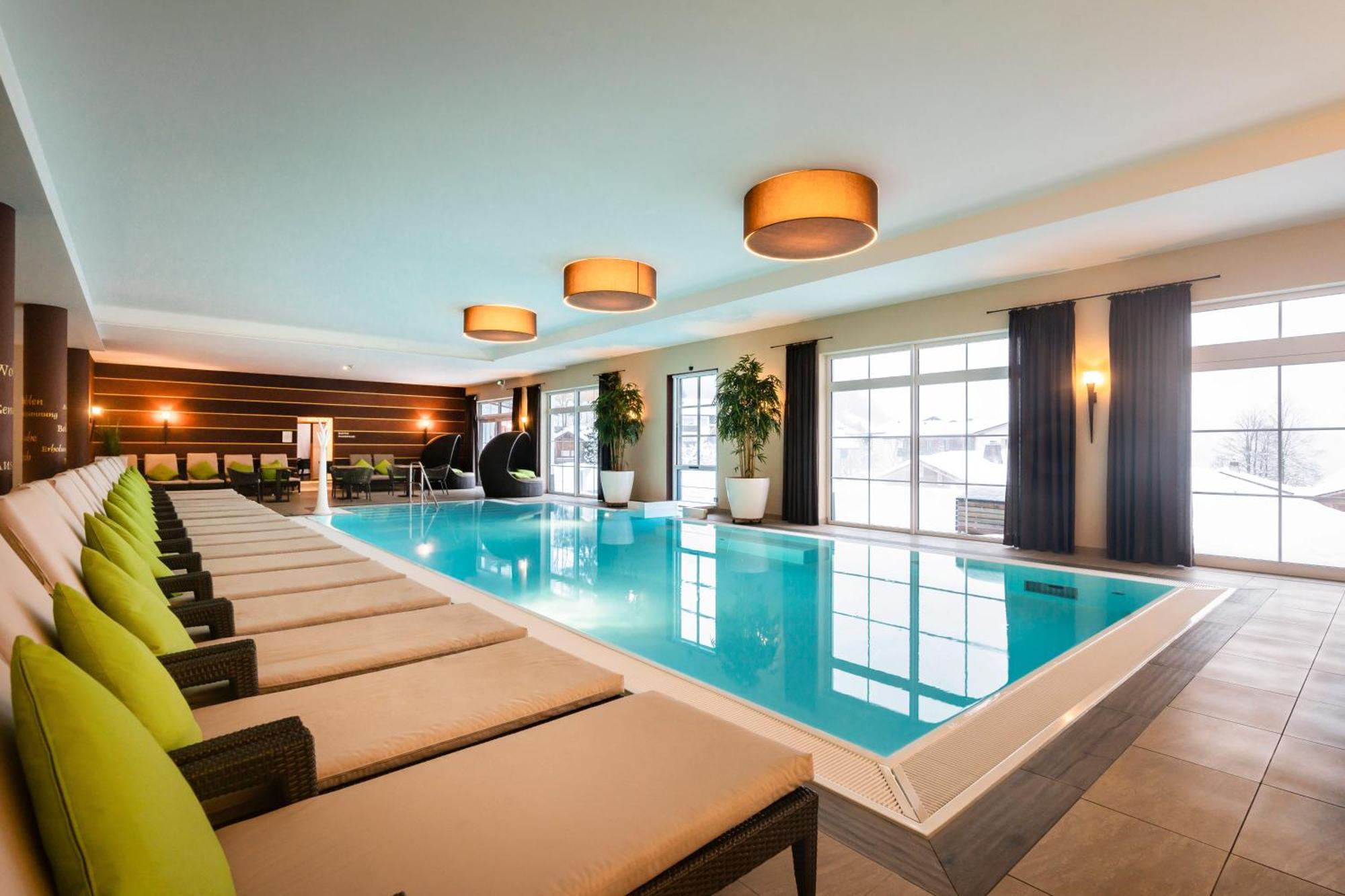 Alpin Lodges - Moderne Appartements Mit Zugang Zu 3000 Qm Spa Panoramahotel Oberjoch Bad Hindelang Exterior foto